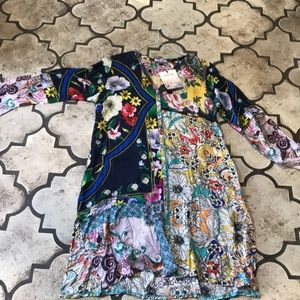 Johnny Was multi print dress.